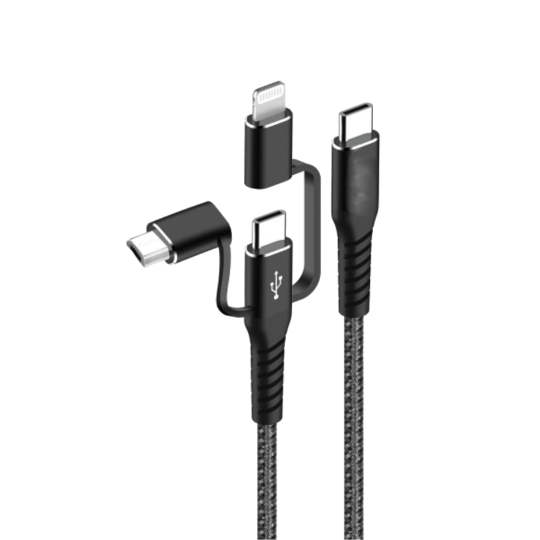 Cable usb 3 en 1